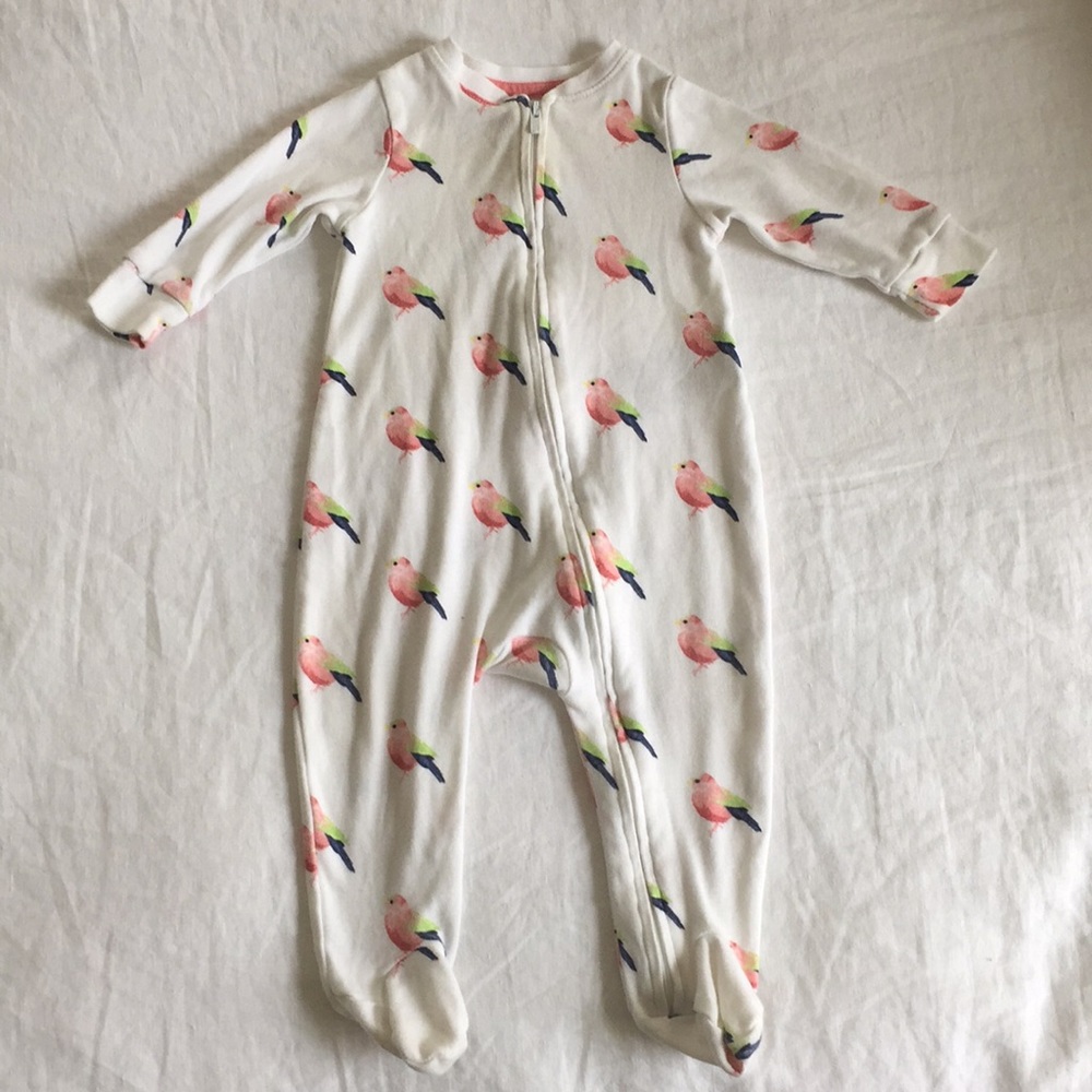 Baby Gap footed bird sleeper